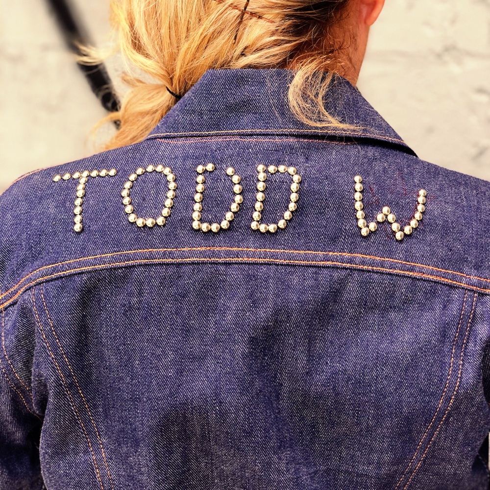 Vintage Denim Jacket 1970’s Todd W Embellished